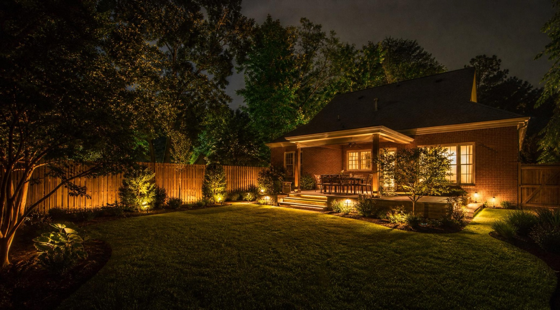 Concept: landscape lighting portfolio scene